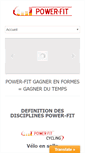 Mobile Screenshot of power-fit.org