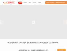 Tablet Screenshot of power-fit.org